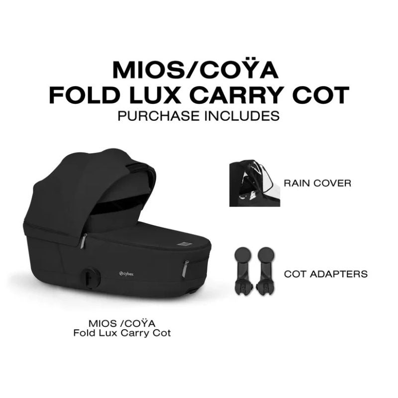 Mios / Coya Fold Lux Carry Cot - 2026 – Snuggle Bugz