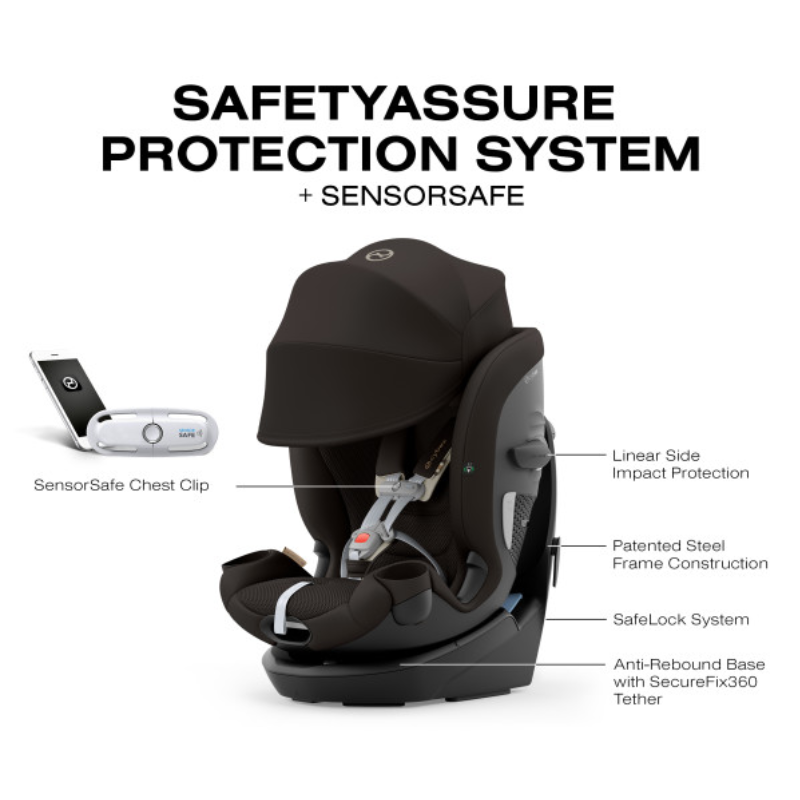 Callisto G 360° SensorSafe Rotating All-In-One Convertible Seat