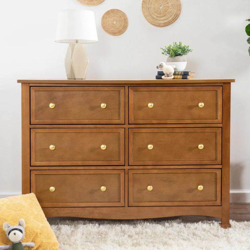 Kalani 6 Drawer Double Wide Dresser by DaVinci at $599! Shop now at Nestled by Snuggle Bugz for Nursery & Décor.