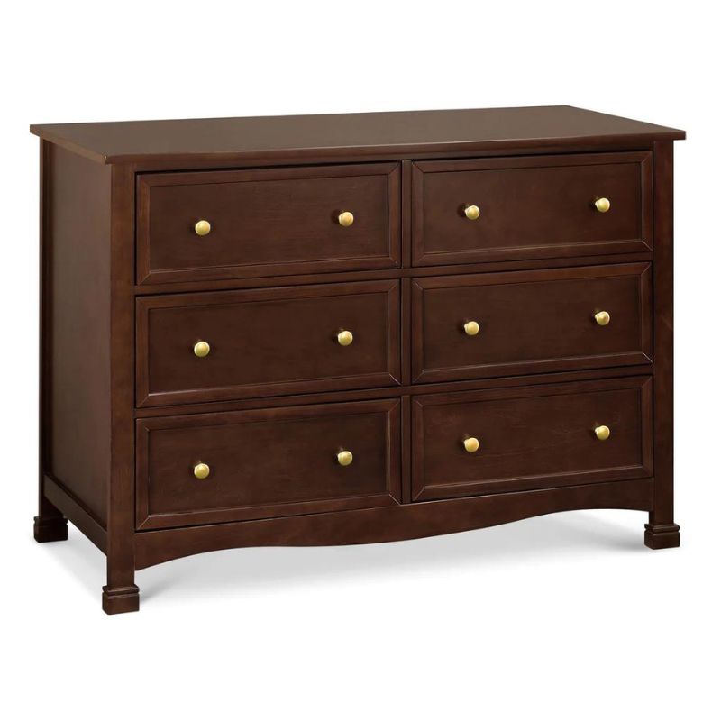 Kalani 6 Drawer Double Wide Dresser by DaVinci at $599! Shop now at Nestled by Snuggle Bugz for Nursery & Décor.