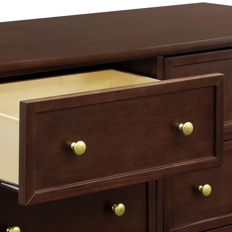 Kalani 6 Drawer Double Wide Dresser by DaVinci at $599! Shop now at Nestled by Snuggle Bugz for Nursery & Décor.