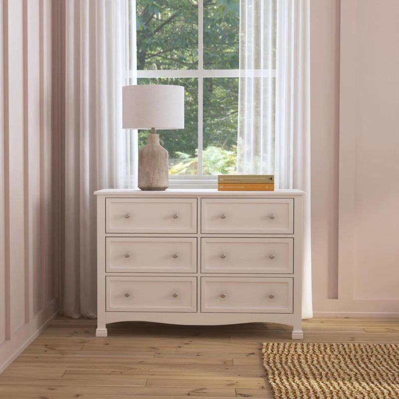 Kalani 6 Drawer Double Wide Dresser by DaVinci at $599! Shop now at Nestled by Snuggle Bugz for Nursery & Décor.