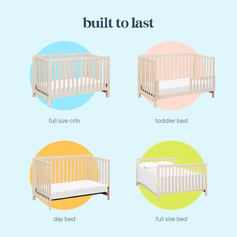 Colby 4-in-1 Low-Profile Convertible Crib