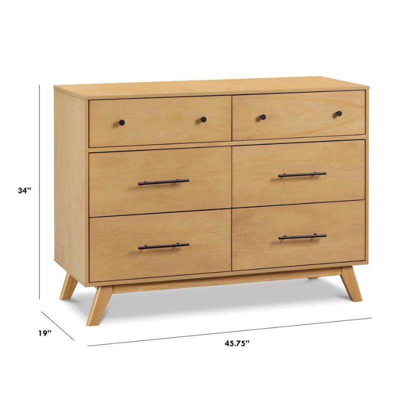 Otto 6-Drawer Dresser by DaVinci Baby at $499! Shop now at Nestled by Snuggle Bugz for Dressers.