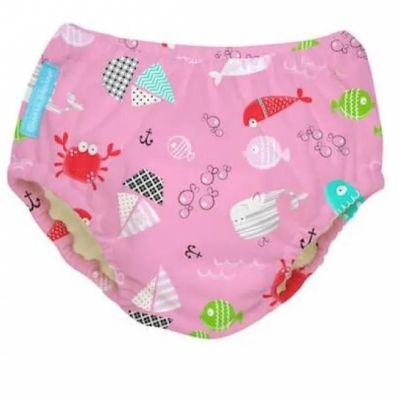 2-in-1 Swim Diaper/Training Pants Florida Pink