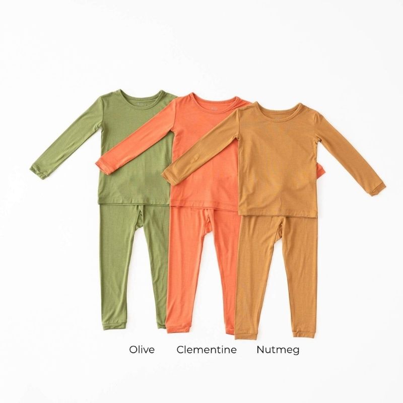Long-Sleeve Bamboo Toddler Pajama Set, Snuggle Bugz
