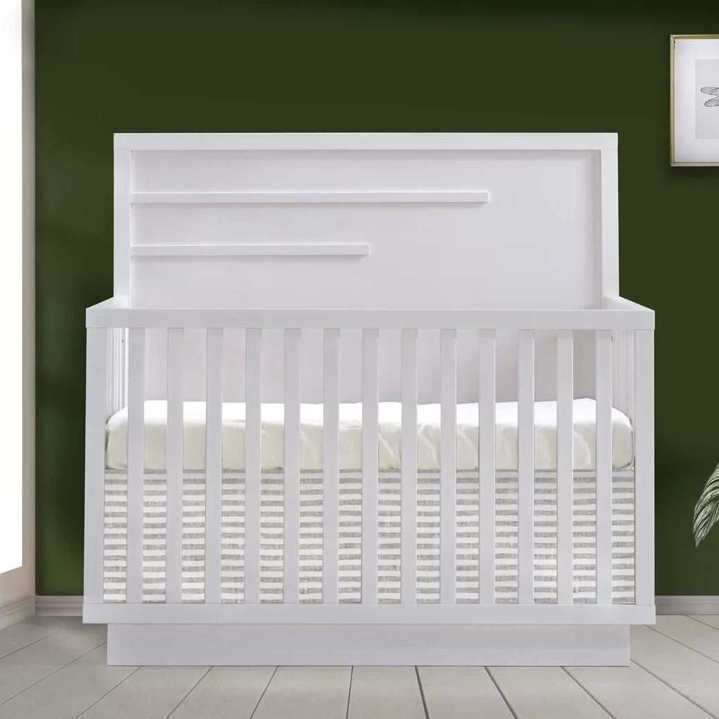 Como 4-in-1 Convertible Crib with Horizontal Molding by Natart Juvenile at $1349! Shop now at Nestled by Snuggle Bugz for Cribs.