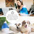 Ultrasonic Cool Mist Humidifier Blue & White Droplet