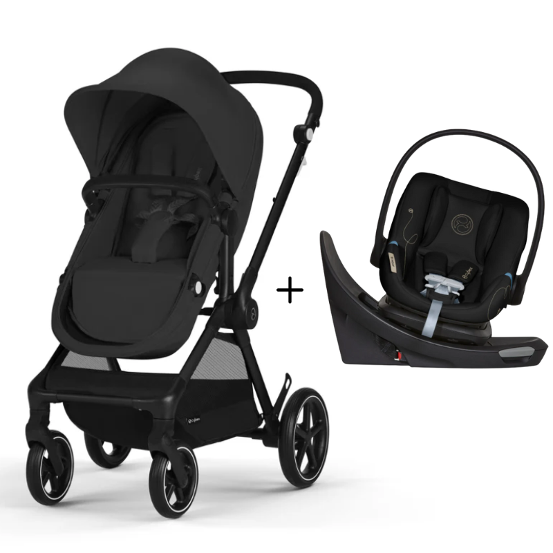 EOS 2-in-1 Stroller + Aton G Swivel Sensorsafe Infant Car Seat Travel System