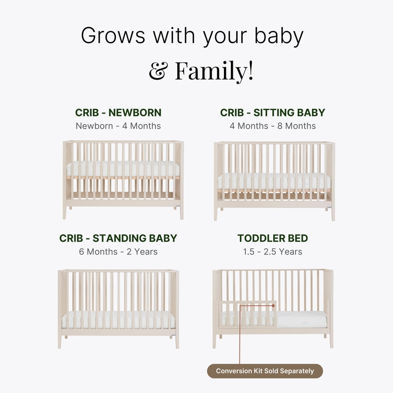 LaLa 3-in-1 Convertible Crib