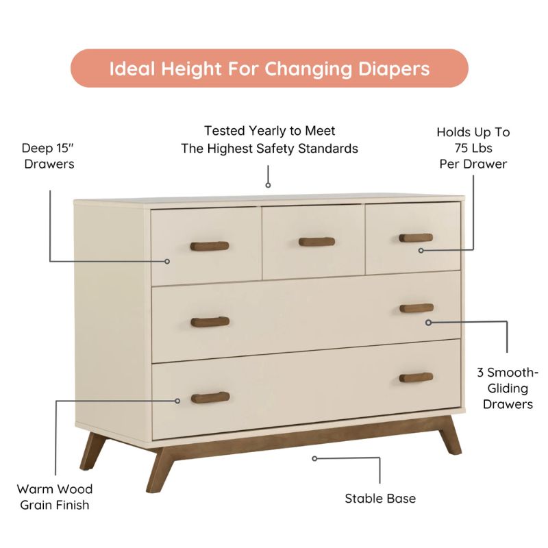 Soho 5-Drawer Dresser