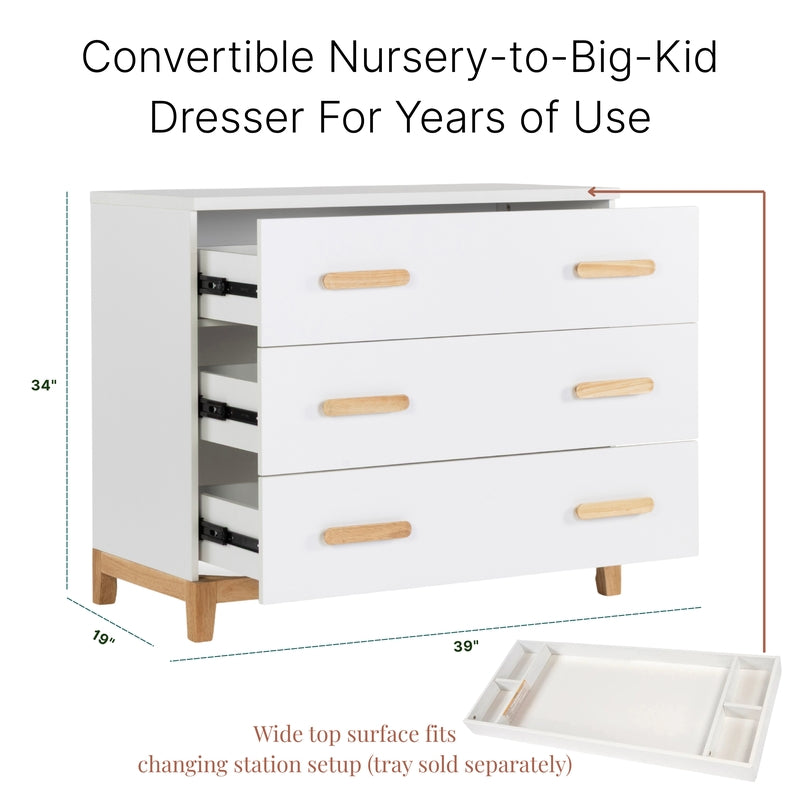 LaLa Little 3-Drawer Dresser