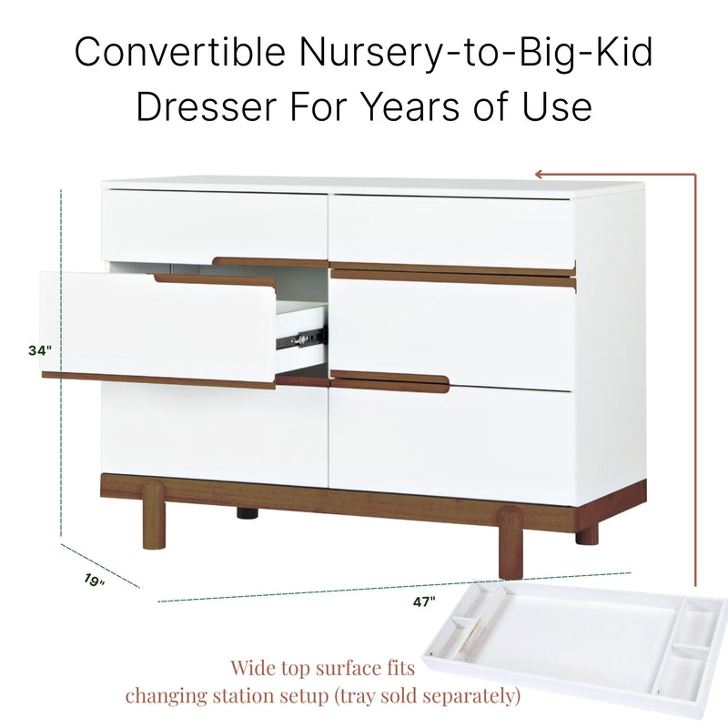 Bliss 6-Drawer Nursery Dresser