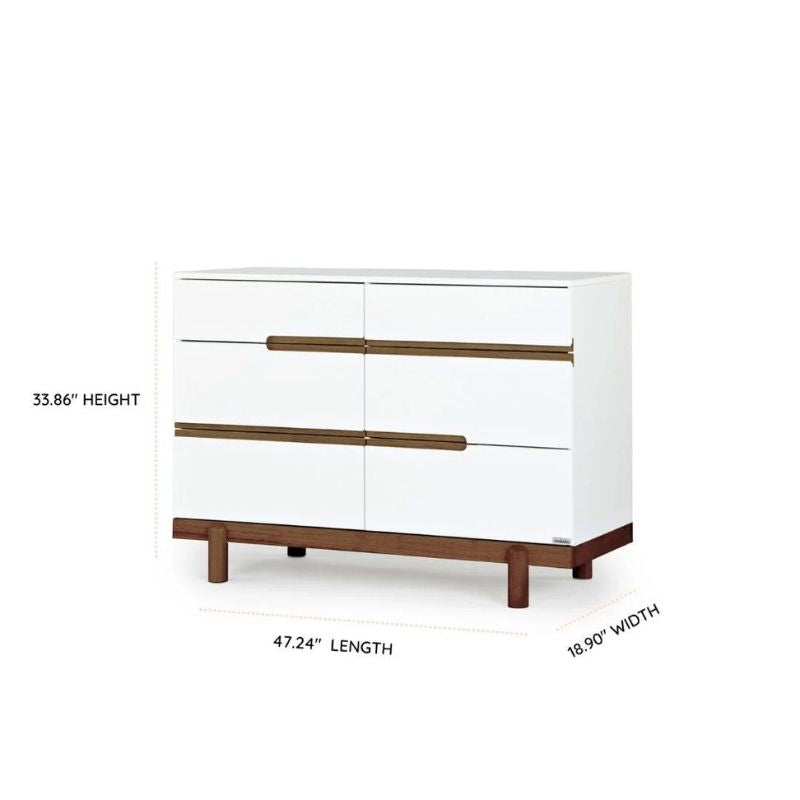 Bliss 6-Drawer Nursery Dresser