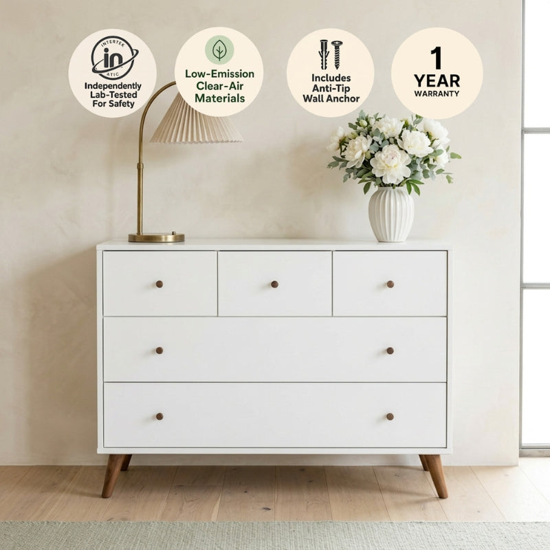 Austin 5-Drawer Nursery Dresser