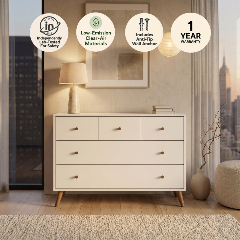 Austin 5-Drawer Nursery Dresser