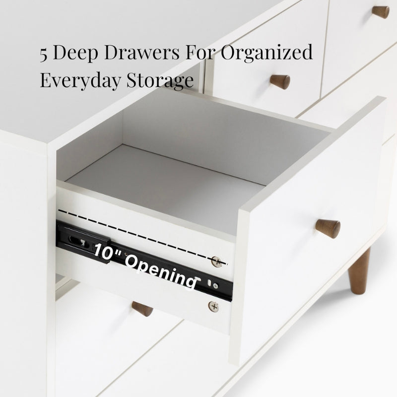 Austin 5-Drawer Nursery Dresser
