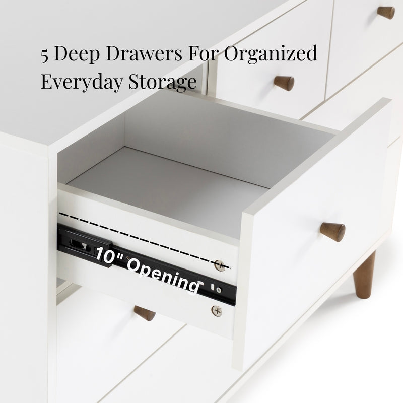 Austin 5-Drawer Nursery Dresser
