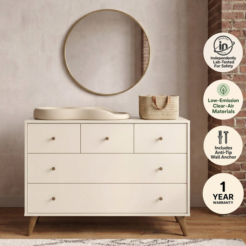 Austin 5-Drawer Nursery Dresser