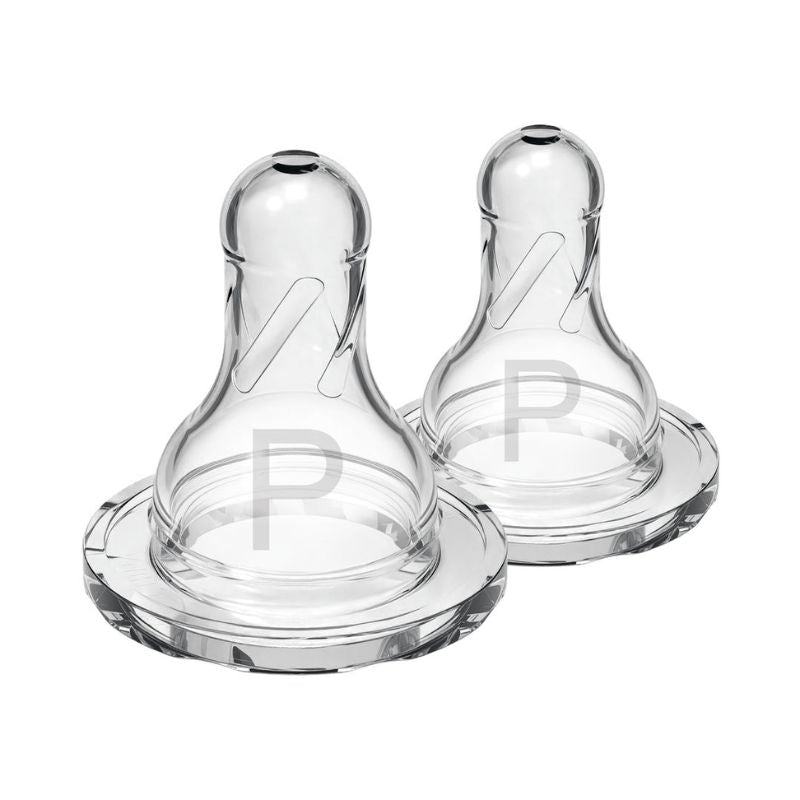 Narrow Bottle Nipples - 2 Pack