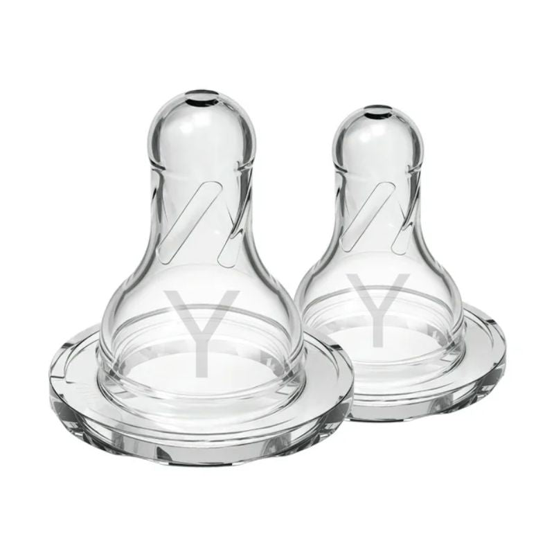 Narrow Bottle Nipples - 2 Pack
