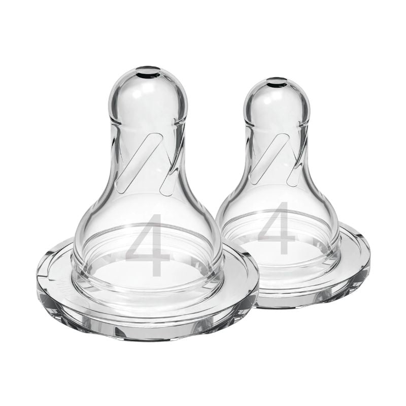 Narrow Bottle Nipples - 2 Pack