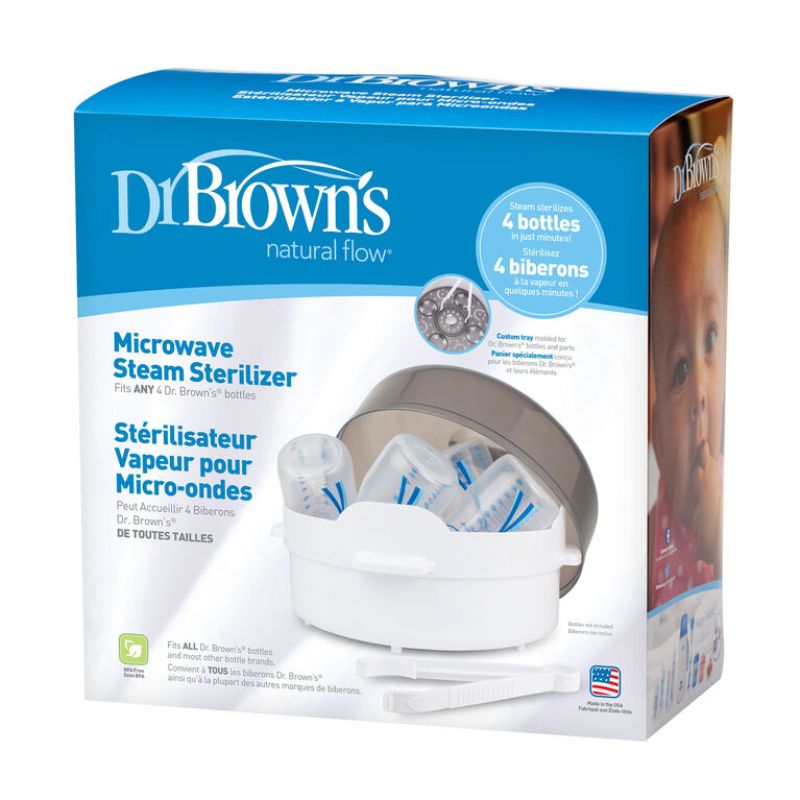 Microwave Steam Sterilizer with Tongs