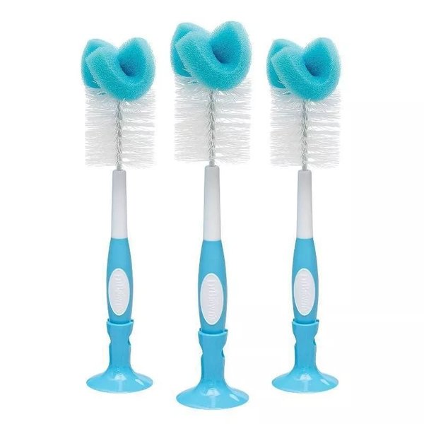 Bottle Brush with Sponge Blue