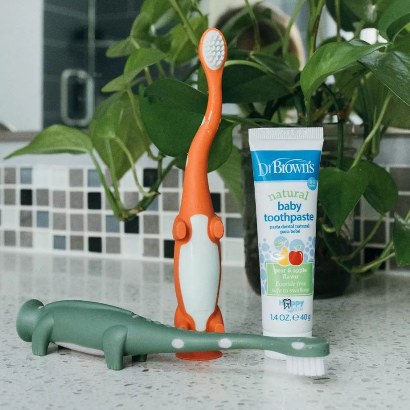 Dino Toddler Toothbrush - 2 pack  