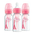 Option+ Narrow 4oz Bottle - Pink (3 Pack)