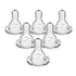 Silicone Narrow Nipples - 6 Pack