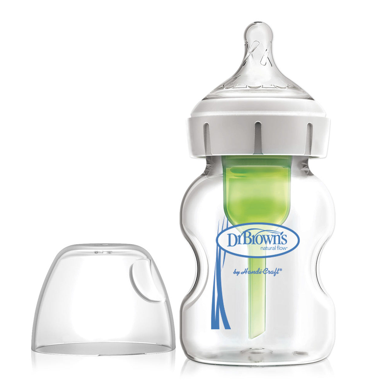 Options+ 5oz Glass Wide-Neck Bottle