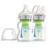 Options+ 5oz Glass Wide-Neck Bottle - 2 Pack