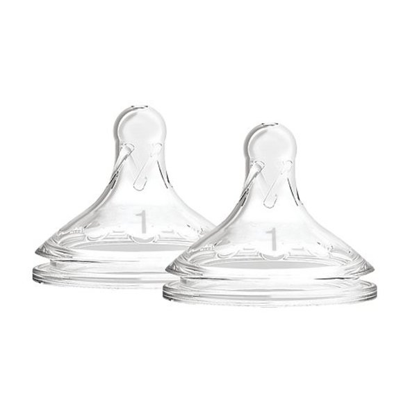 Options+ Wide Neck Nipples - 2 Pack Level 1