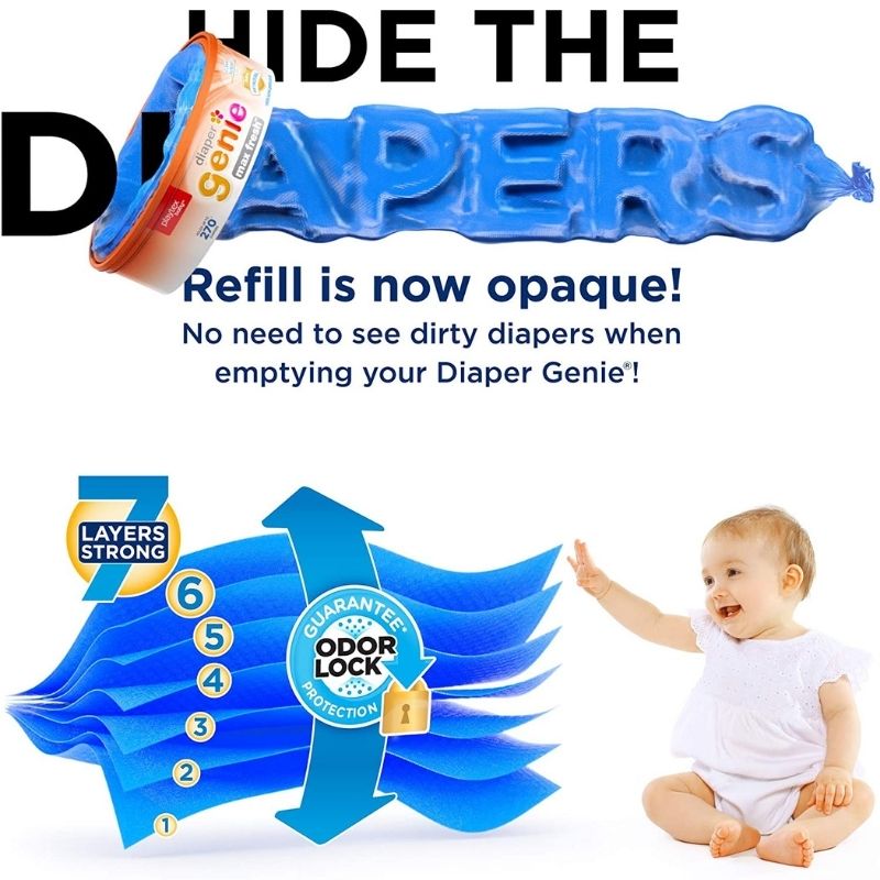 Diaper genie refill max sales fresh