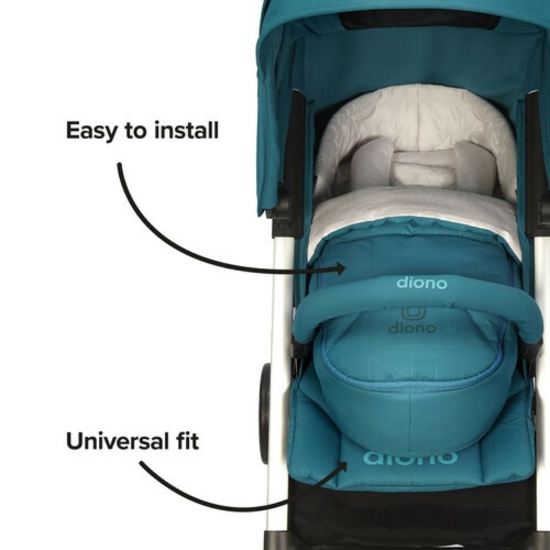 Newborn Pod For Stroller Blue Turquoise