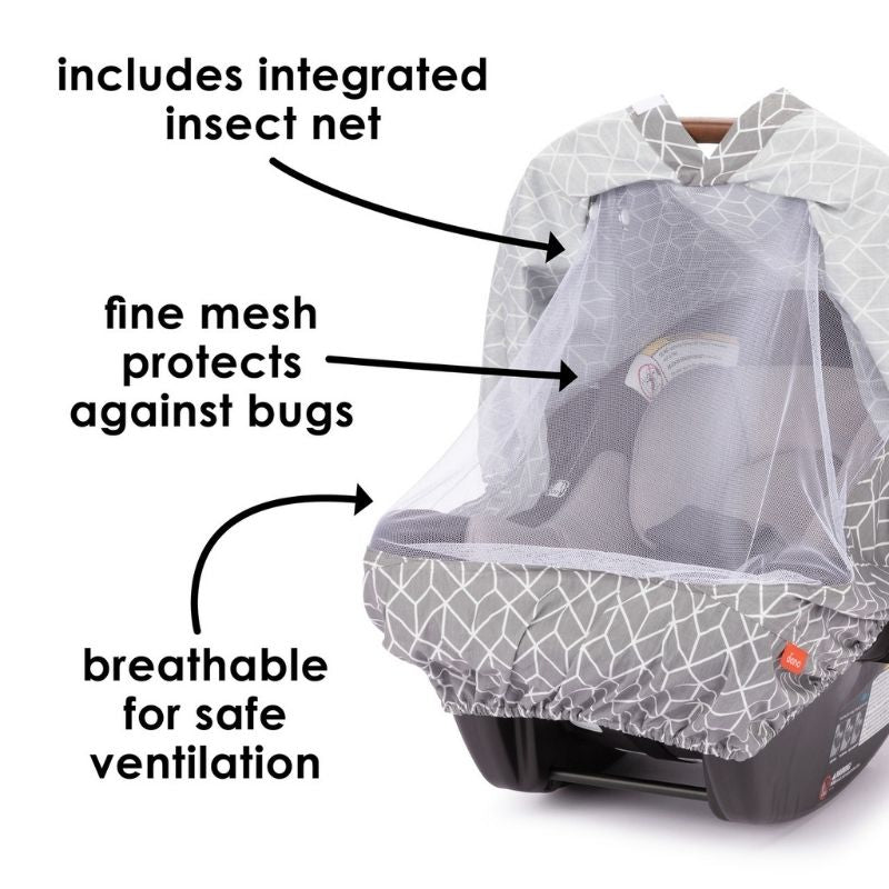 Infant Car Seat Cover Grey