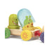 Rainbow Wooden Train Set