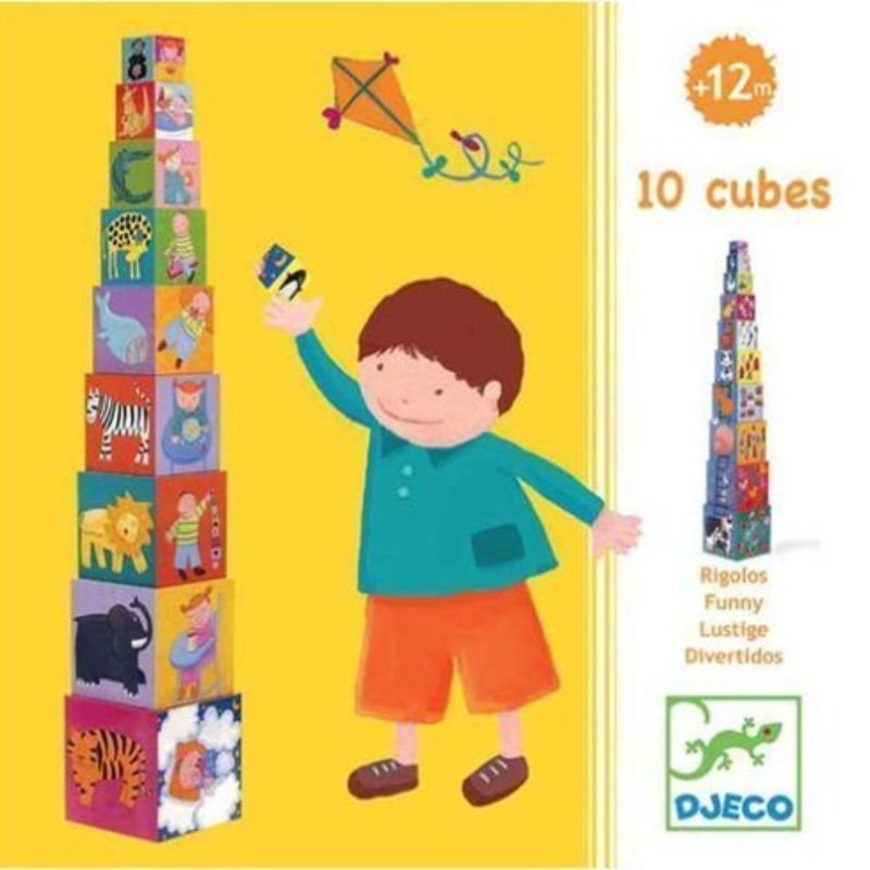 10 Stacking Cubes Funny