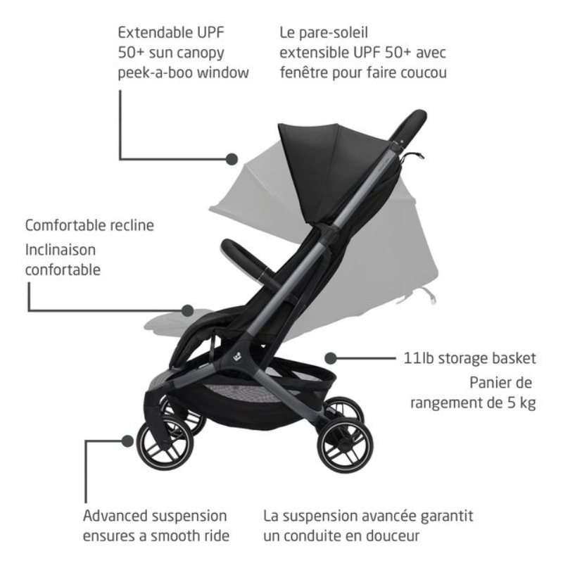 Oxford Cabin Lightweight Travel Stroller