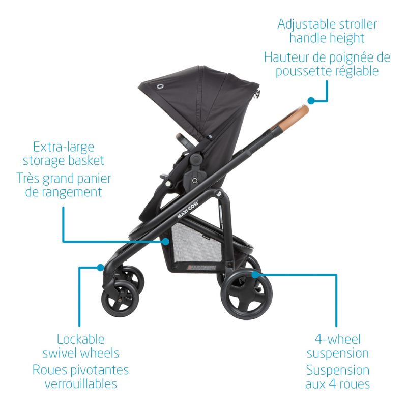 Lila CP Stroller + Coral XP Bundle