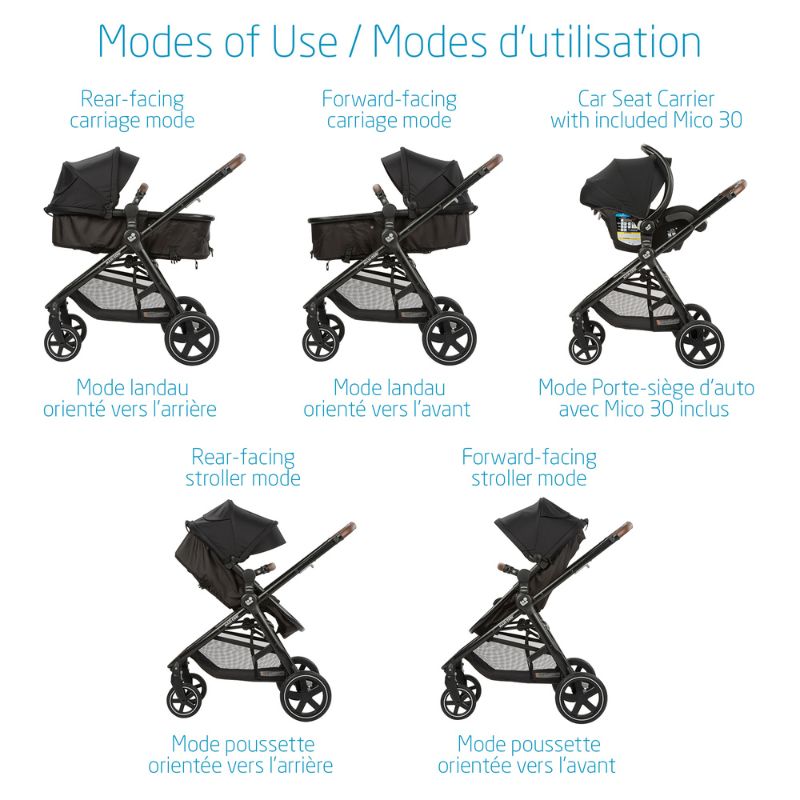 Maxi cosi cheap zelia folded dimensions