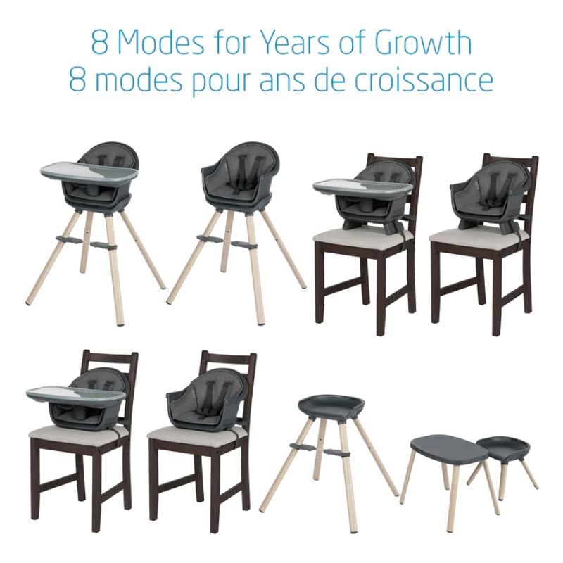 Moa 8-in-1 High Chair - Beyond Graphite