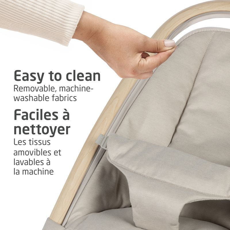 Maxi-Cosi Cassia Swing & Kori 2-in-1 Rocker Bundle, Classic Oat Maxi-Cosi Cassia Swing & Kori 2-in-1 Rocker Bundle, Classic Oat