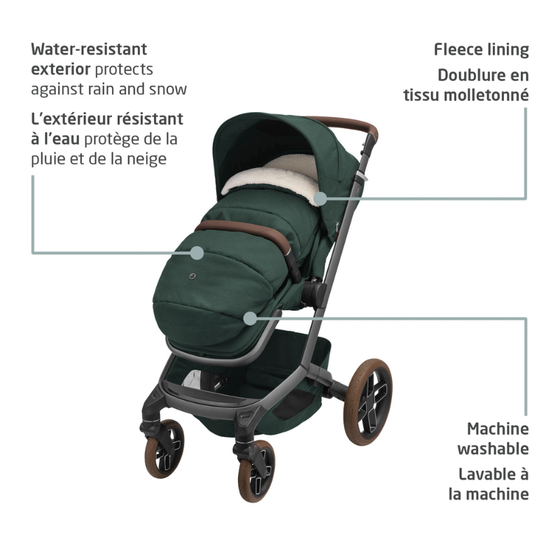 2-in-1 Stroller Footmuff