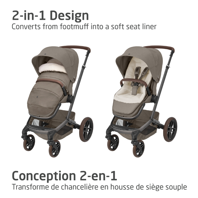 2-in-1 Stroller Footmuff