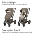 2-in-1 Stroller Footmuff