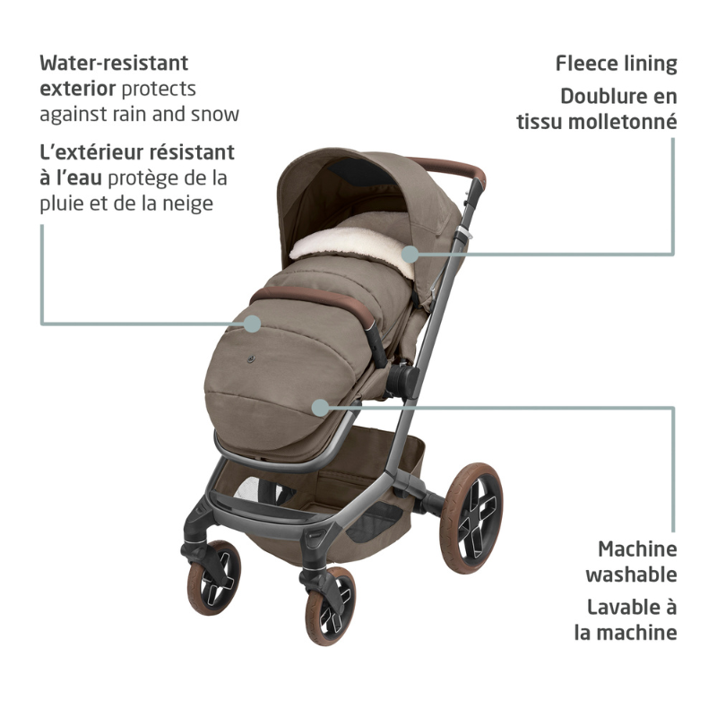 2-in-1 Stroller Footmuff