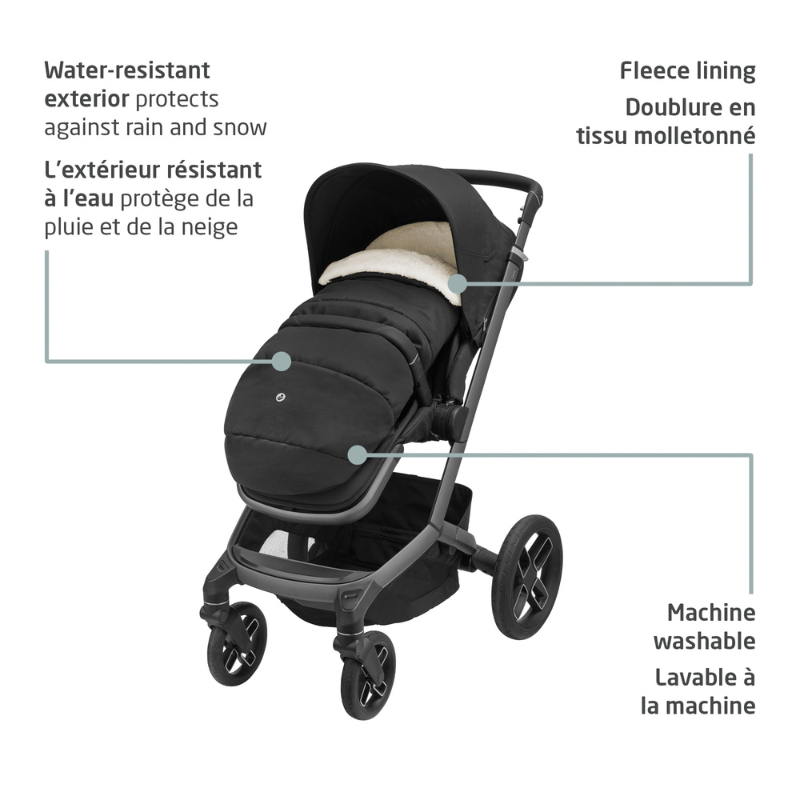 2-in-1 Stroller Footmuff
