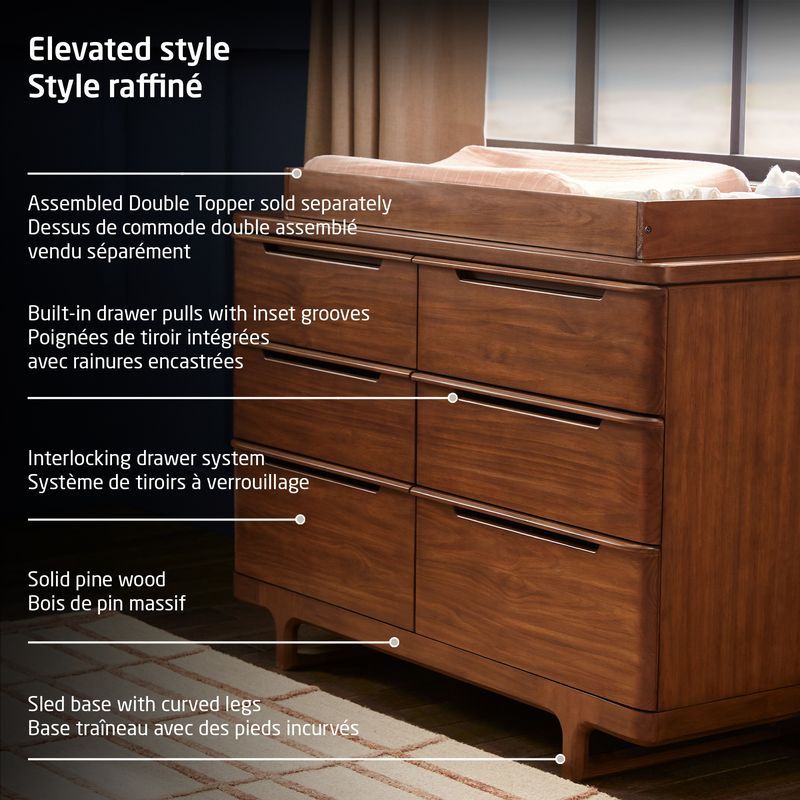 Embraced Forms 6-Drawer Double Dresser